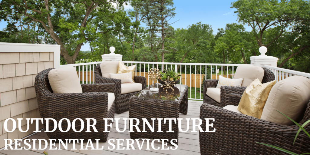 Outdoor Furniture with Professional Cleaning